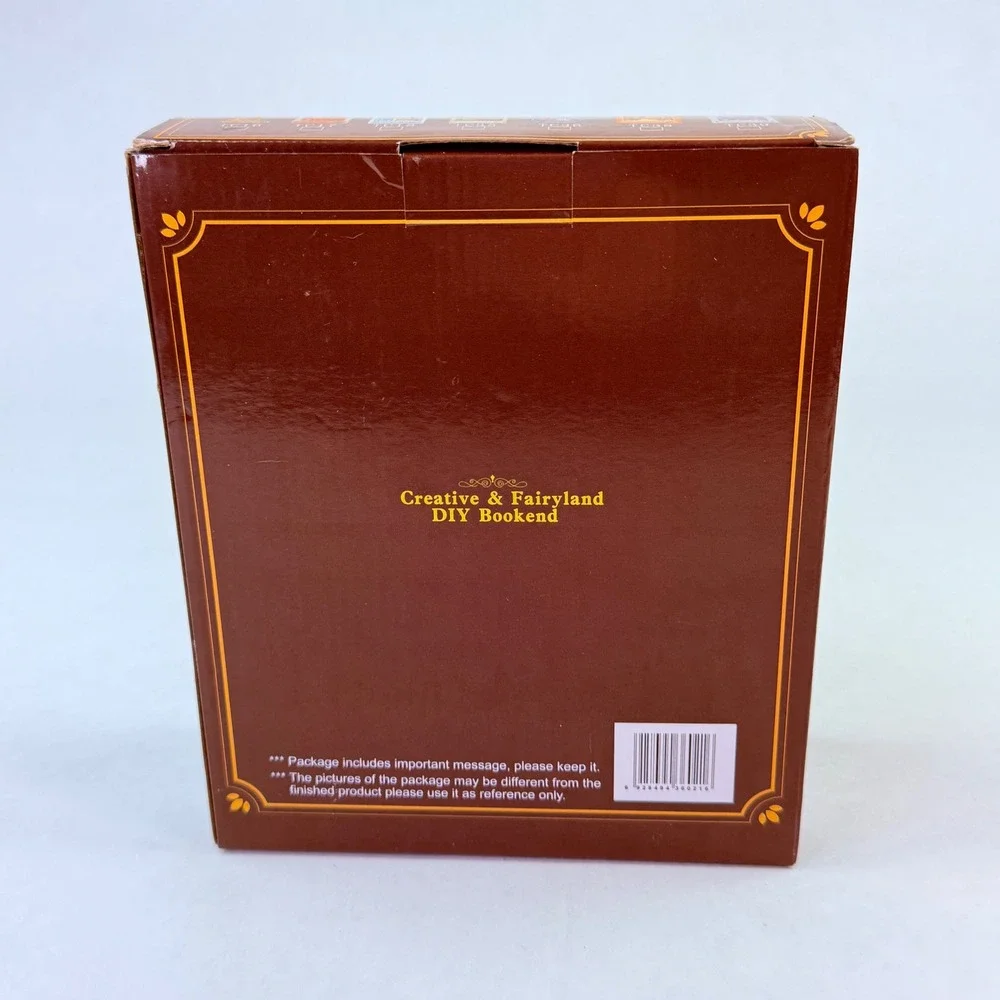 Creative & Fairyland DIY Bookend Leisure Years TC16 Miniature Book Nook Kit‎ NEW